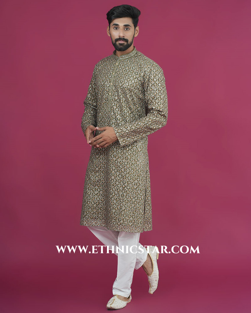 Festive Wear Fancy Printed Georgette Kurta Pajama